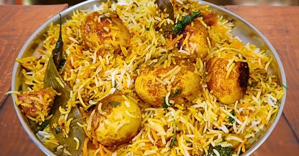 Anda biryani