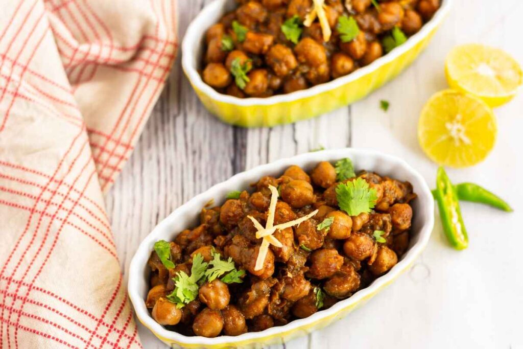 No onion no garlic chana masala