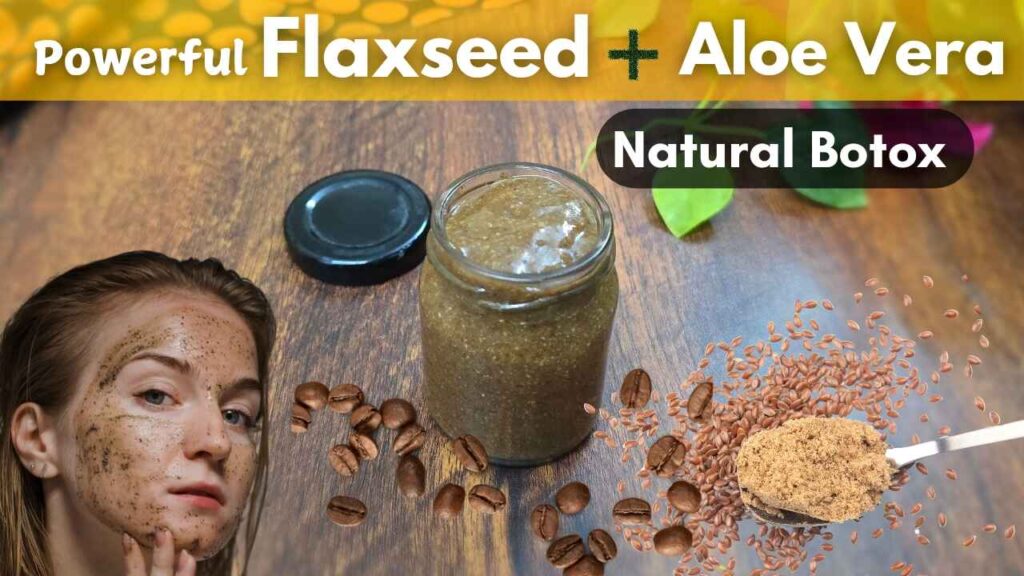 flaxseed and coffee cream क्रीम