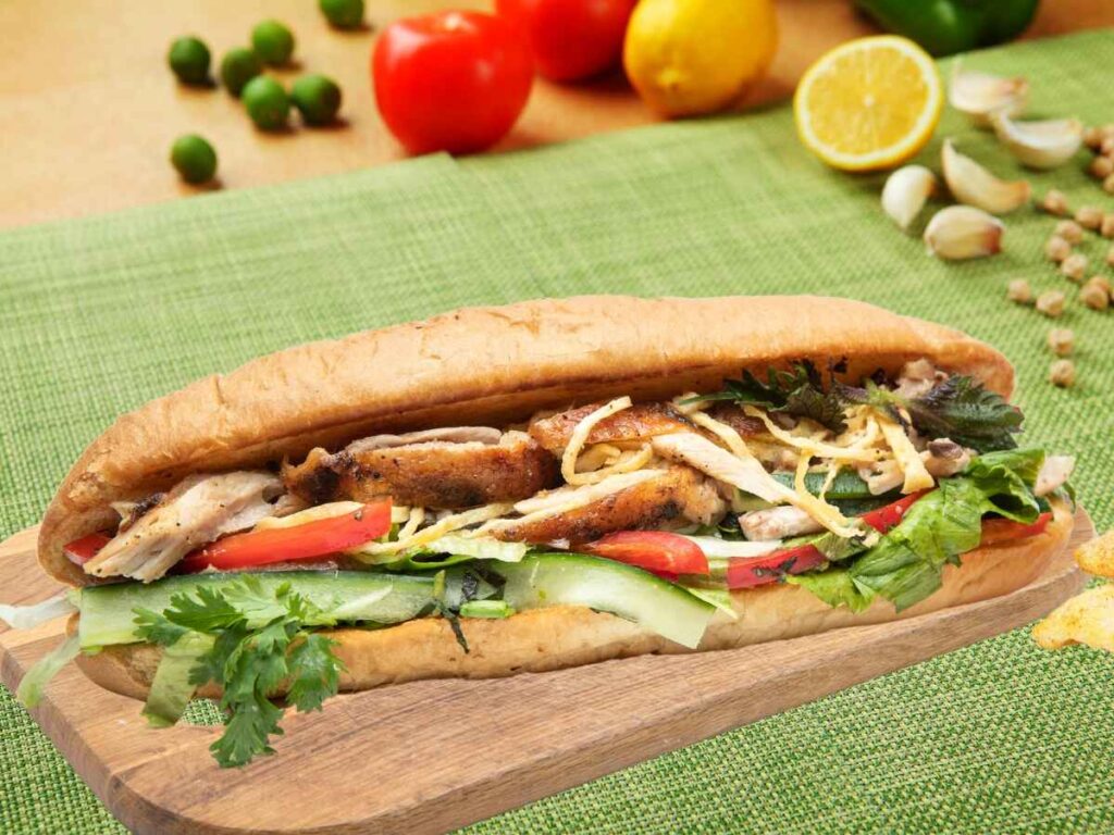 chicken subway sandwich